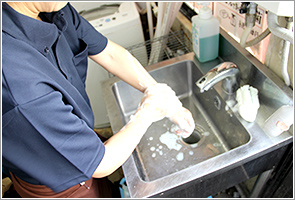 手洗い消毒の徹底